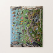 Achtertuin vogels van Prince Edward Island Legpuzzel (Verticaal)