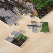 Achtertuin vogels Vermont Legpuzzel (Zijkant)