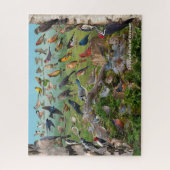 Achtertuin vogels Vermont Legpuzzel (Verticaal)