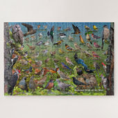 Achtertuin vogels West-Puzzle Legpuzzel (Horizontaal)