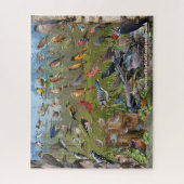 Achtertuin vogels Zuid-Ontario Legpuzzel (Verticaal)