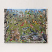 Achtertuin vogels Zuid-Ontario Legpuzzel (Horizontaal)