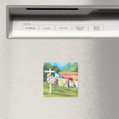 Achtertuin waslijn magneet (Insitu (Vaatwasser))