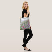 Achtertuin Waterverf verf Tote Bag (Op model)
