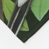 Achtertuin wilde vogels in Dogwood Fleece Blanket (Hoek)