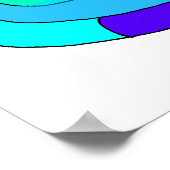 Achtertuin zeemeermin: "Ik kan niet bij het strand Poster (Hoek)