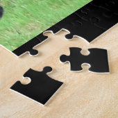 Achtertuin Zwart Beer Bezoeker Legpuzzel (Zijkant)