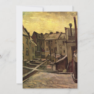 Achtertuinen van Oude Huizen door Vincent van Gogh