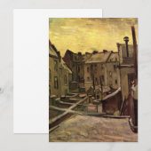 Achtertuinen van Oude Huizen door Vincent van Gogh (Voorkant / Achterkant)