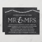 Achtertuinfeest | Rustieke trouwjubilea feest Kaart (Voorkant / Achterkant)