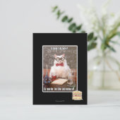 Achteruit! Briefkaart (Staand voorkant)