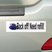 Achteruit Bumpersticker (Op auto)