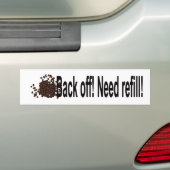 Achteruit Bumpersticker (Op auto)