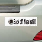 Achteruit Bumpersticker (Op auto)