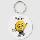 Achteruit! Button Sleutelhanger (Voorkant)