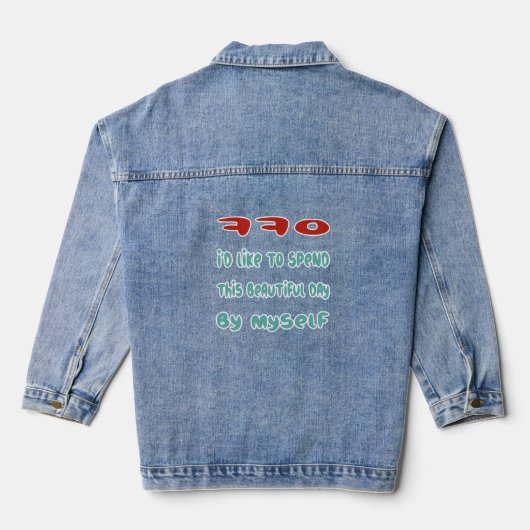 Achteruit Denim Jacket (Achterkant)