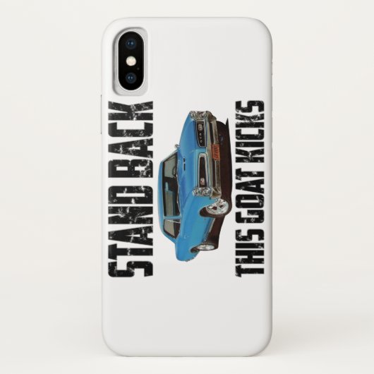 Achteruit deze geitenkicks Case-Mate iPhone case (Achterkant)