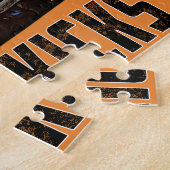 Achteruit deze geitenkicks legpuzzel (Zijkant)