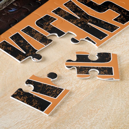 Achteruit deze geitenkicks legpuzzel (Zijkant)