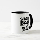 Achteruit! Geniaal aan het werk Mok (Voorkant rechts)