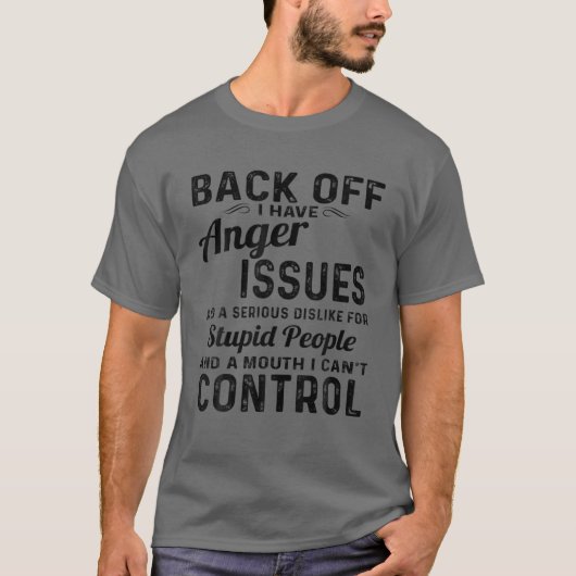 Achteruit heb ik nog steeds problemen t-shirt (Voorkant)