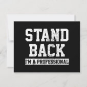 Achteruit, ik ben een professional (Achterkant)