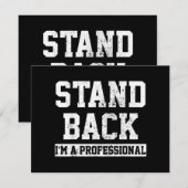 Achteruit, ik ben een professional (Voorkant / Achterkant)