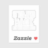 Achteruit, ik ben een professional sticker (Vel)