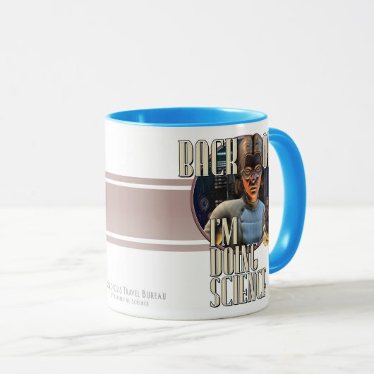 Achteruit - ik doe Mok aan wetenschap (W) (Voorkant rechts)