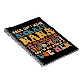 Achteruit, ik heb een gekke nana notitieboek (Rechterzijde)