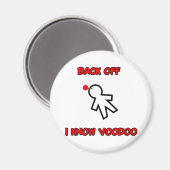 Achteruit Ik ken Voodoo Doll Magic Spell Haïtiaans Magneet (Voorkant / Achterkant)
