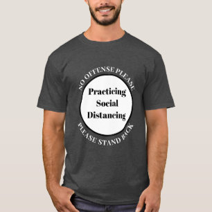 Achteruit in de praktijk brengen van sociale vervo t-shirt