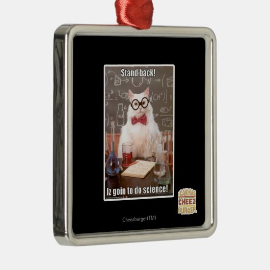 Achteruit! Metalen Ornament (Rechts)