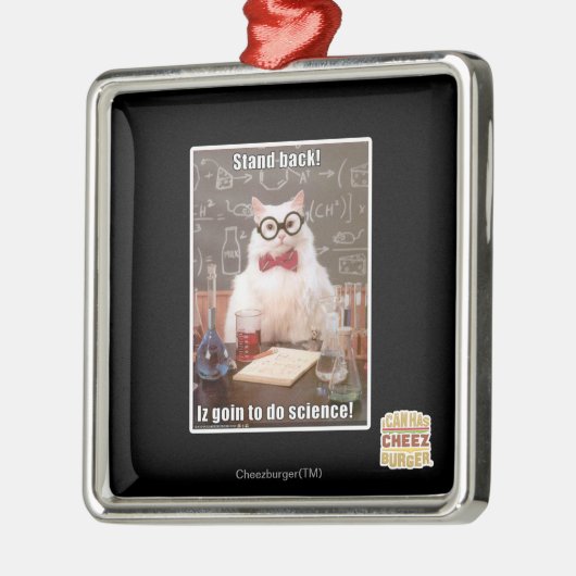 Achteruit! Metalen Ornament (Links)