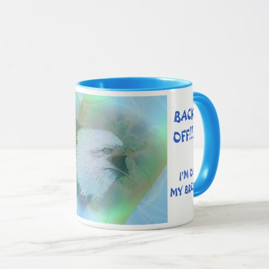 Achteruit! Mok (Voorkant rechts)