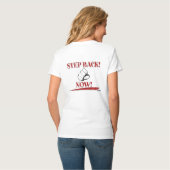 ACHTERUIT! NU! Rood - terug T-shirt (Achterkant volledig)