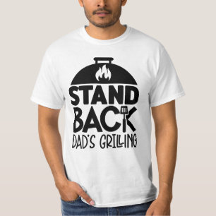 Achteruit Pap's grille plezier van de verjaardag v T-shirt