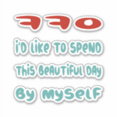 Achteruit Sticker (Voorkant)