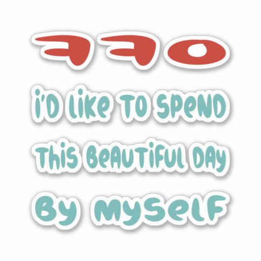 Achteruit Sticker (Voorkant)