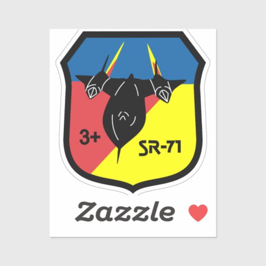 Achtervogel +3 pleisterkalk sticker (Vel)