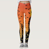 Achtervolgd Dorp Leggings (Voorkant)
