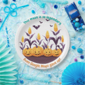 Achtervolgd Halloween Corn Field Papieren Bordje (Feest)