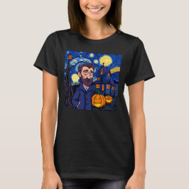 Achtervolgd Van Gogh Scene – Gothic sterrenbeeld H T-shirt