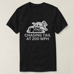 Achtervolging staart bij 200 MPH Samenwerken met T-shirt