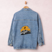 Achtervolging van de Horizon Muscle Car Sunset Denim Jacket (Hangar)