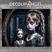 Achtervolging van onschuld - Decoupage - Tissuepapier