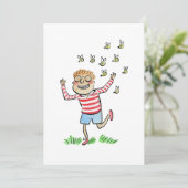 Achtervolgingen door bijen kaart (Staand voorkant)