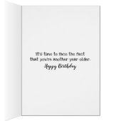 Achterwaarts Beer van de verjaardag (Binnen (Rechts))