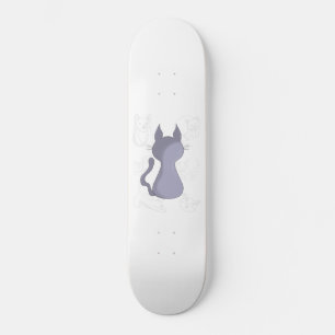 Achterwaarts Shy Cat Duvet Hoesje Persoonlijk Skateboard