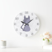 Achterwaarts Shy Cat Grote Klok (Huis)